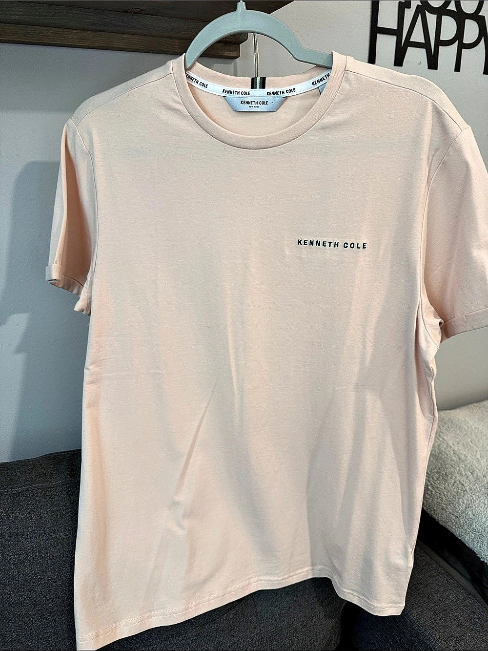 Kenneth Cole Short Sleeve Tee Pink Size Small